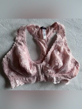 Cosabella Made in Italy Lace Bralette - Pink Large